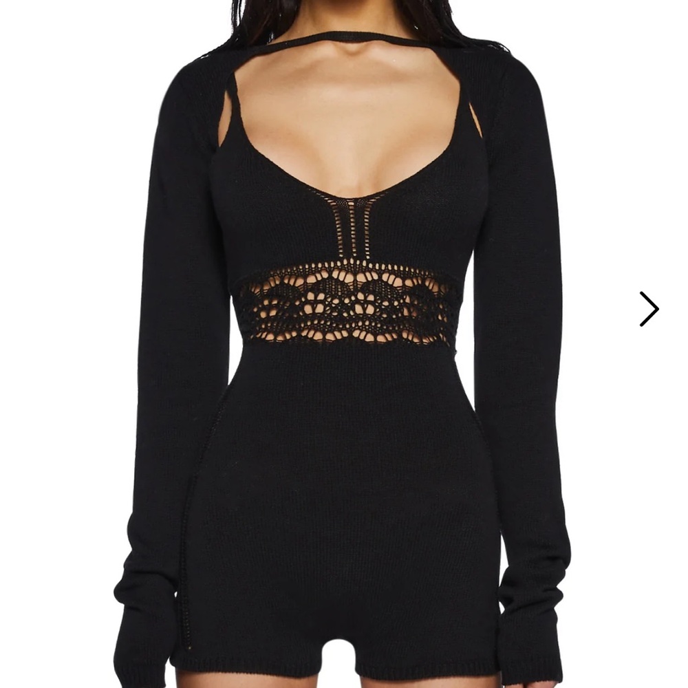 SUDDEN SILENCE ROMPER AND SHRUG SET
